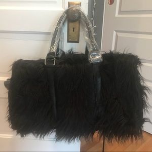 Shaggy weekender bag